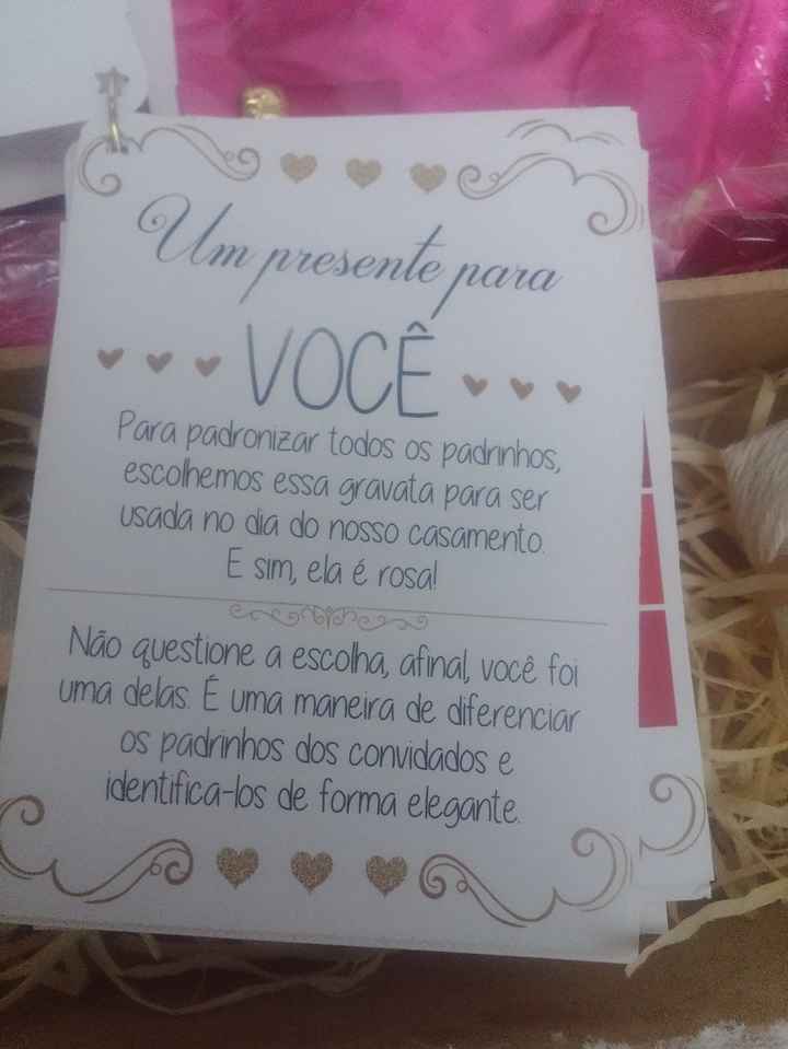 Presente para padrinho