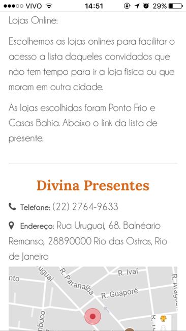  lista de presentes - 2