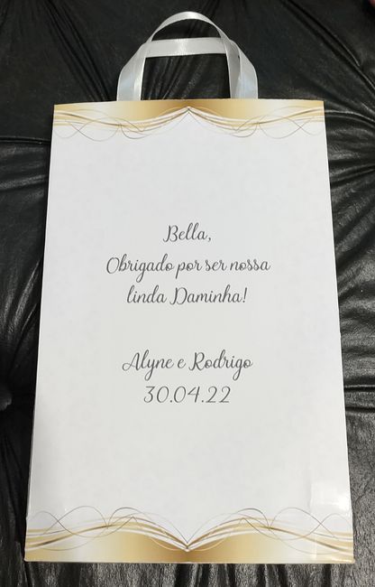 Lembrança Pajens/daminhas e floristas 9