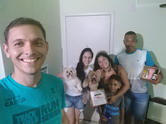 Nossos padrinhos e nosso afilhado!