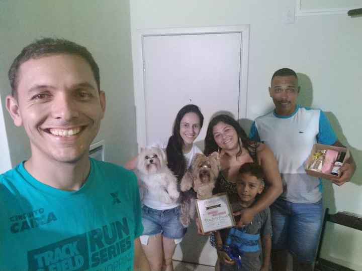 Nossos padrinhos e nosso afilhado!