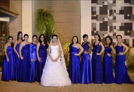 Cor do vestido das madrinhas