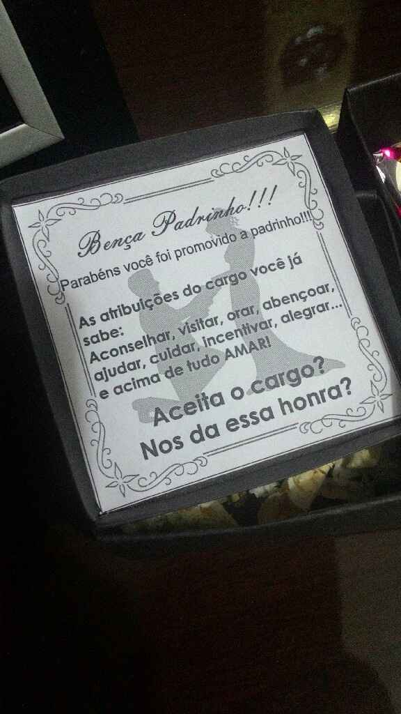 Convites dos padrinhos - 2