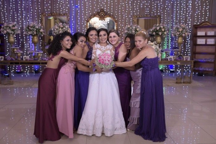 Eu e minhas madrinhas