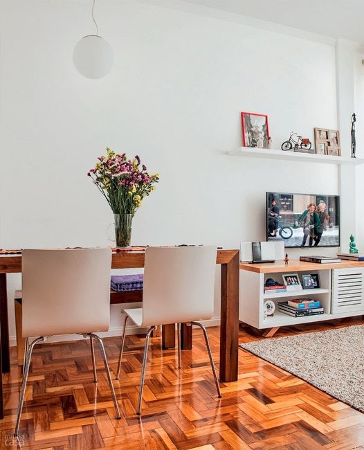 Sala de jantar + área de tv