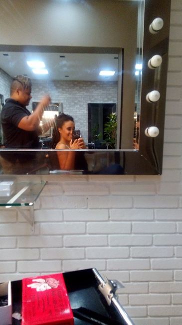 Meu teste de cabelo e maquiagem! - 3