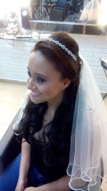 Meu teste de cabelo e maquiagem! - 6
