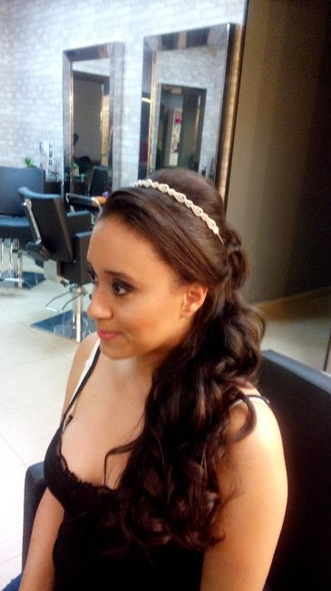 Meu teste de cabelo e maquiagem! - 9