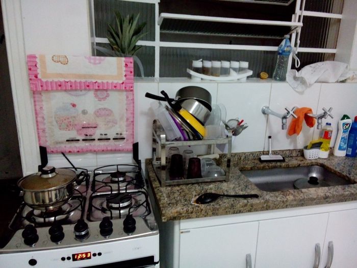 Cozinha habitada