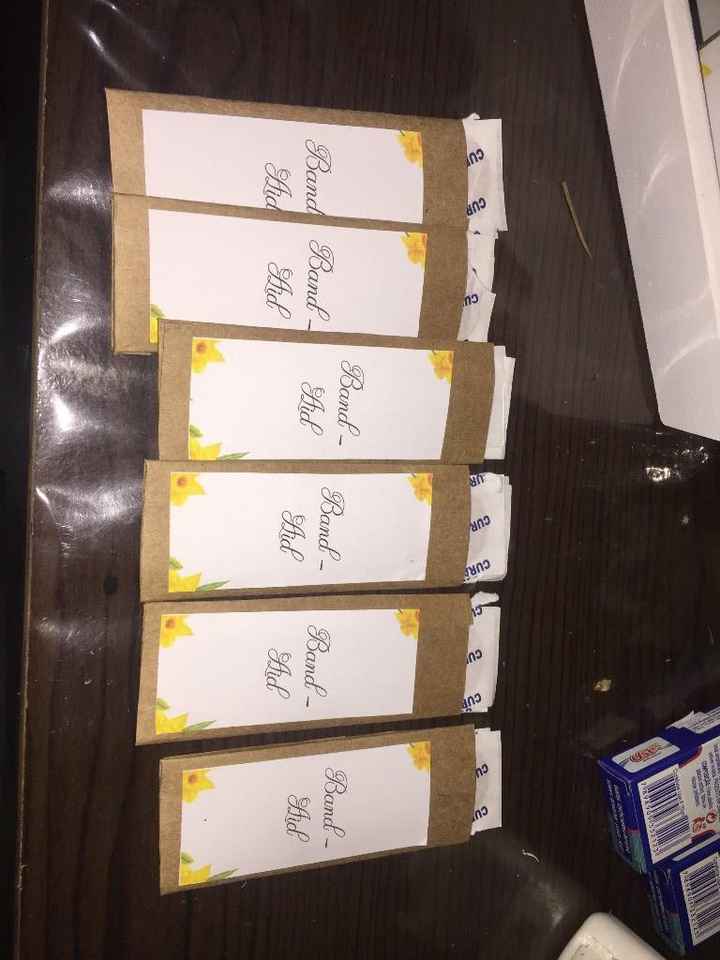 ENVELOPES PARA BAND AID- Para eventuais machucados (Deus nos free) kk 