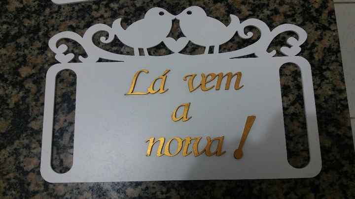 Minhas plaquinhas ficaram prontas #vem ver - 2