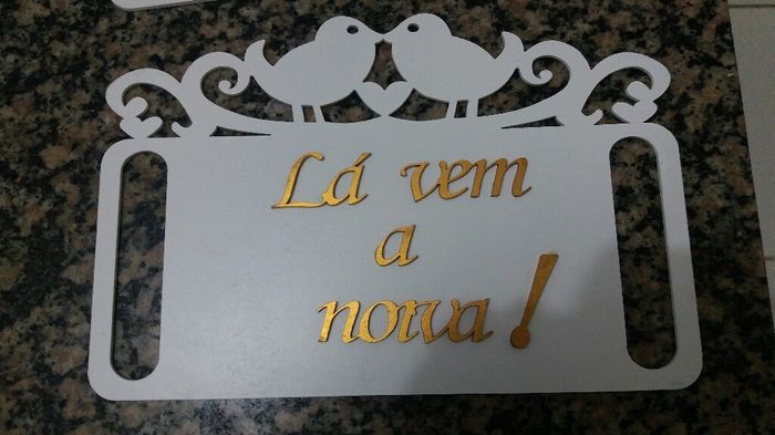 Minhas plaquinhas ficaram prontas #vem ver - 2