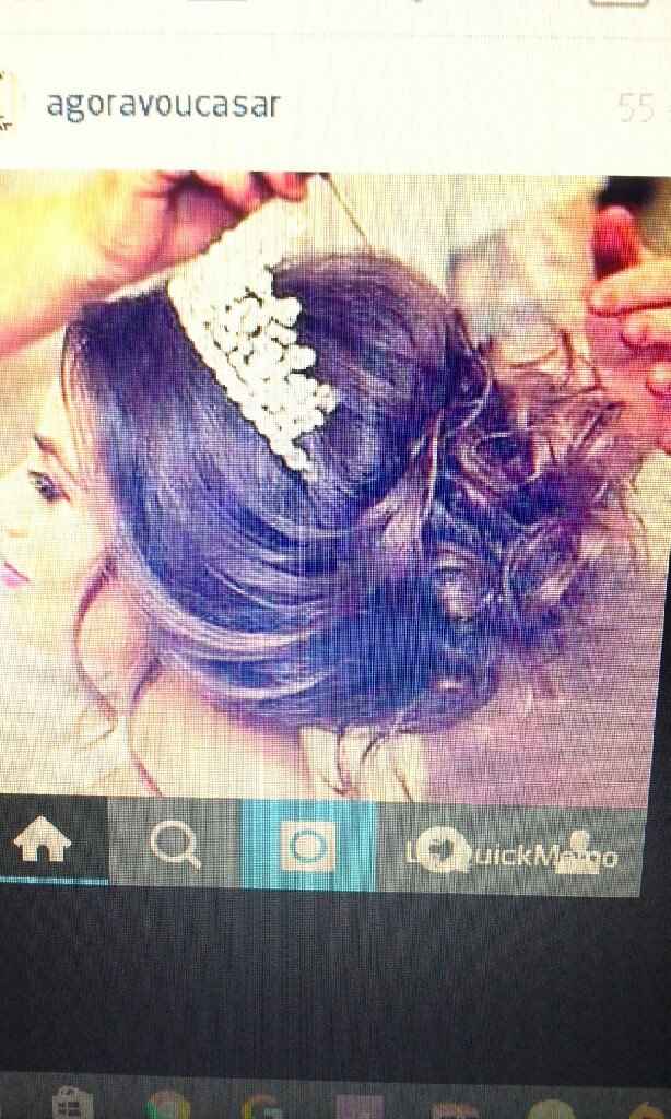 Qual será o tipo do penteado? - 1