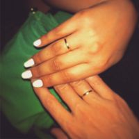 Ontem namorada Hoje sua noiva.