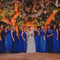 Madrinhas Azul Royal 