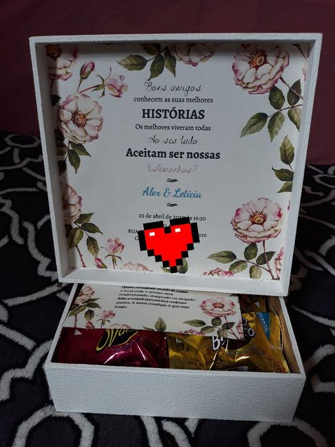 Caixinha dos padrinhos Diy 2