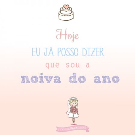 Noiva do Ano ! 