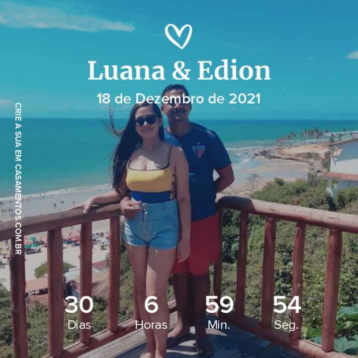 30 dias para o dia c ❤👰‍♀️ - 1