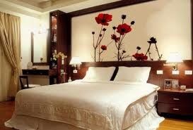 quarto rosa vermelha