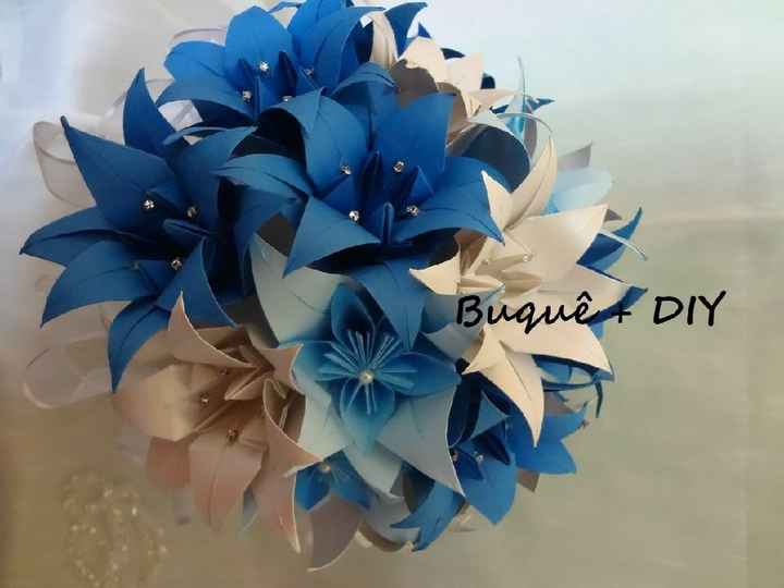  o que vocês acham de buquê de origami? - 1