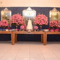 Decoração rosa
