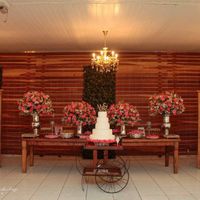 Decoração rústica rosa