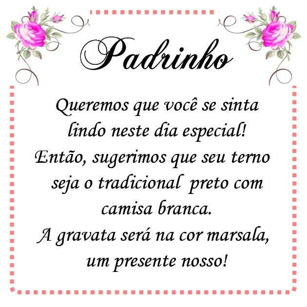 msg padrinho