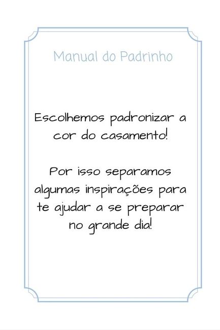 Manual do padrinho