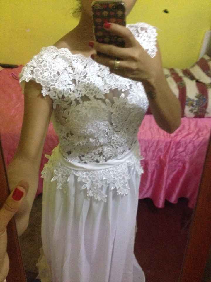 Meu vestido! comprei do aliexpress e mandei arrumar! o que acharam ? - 1