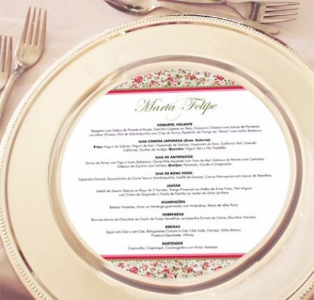 Menu redondo