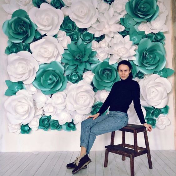 Flores de papel