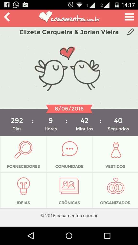 Faltam quantos dias para o seu casamento??? - 1