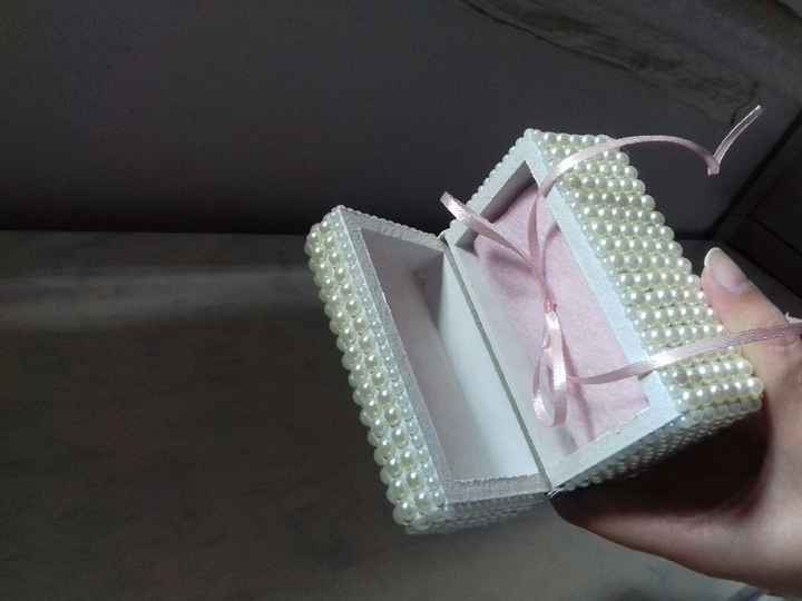 Meu porta alianças diy ficou pronto! - 4