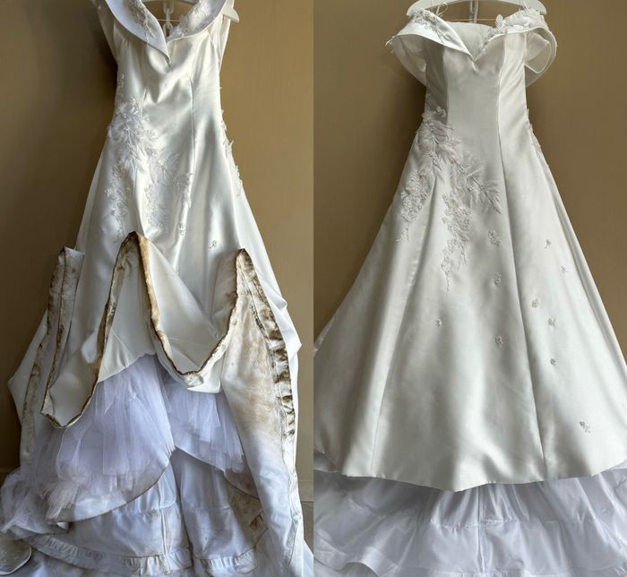 Onde lavar o vestido de noiva? 1