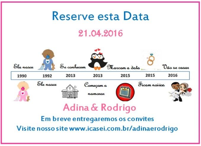 Meu save the date - 1
