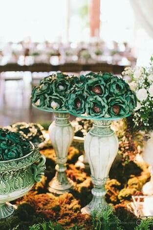  Paleta de cores da decoração de casamento. - 2