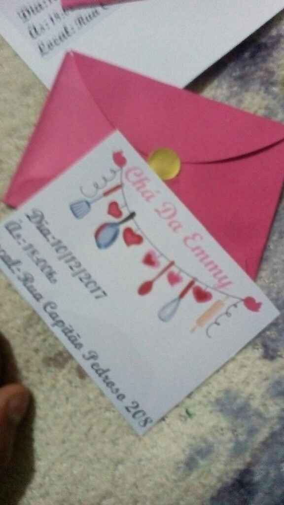  Meus convites do chá #vemver - 1