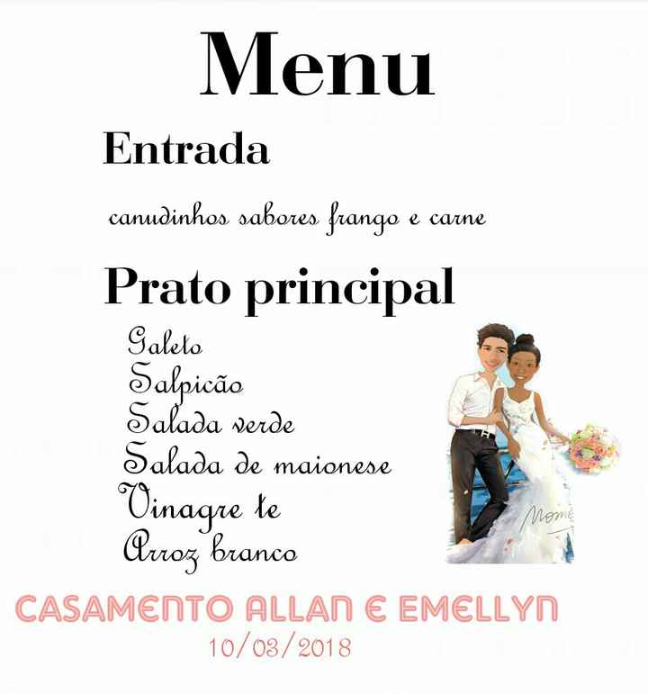  Cardápio pronto - 1