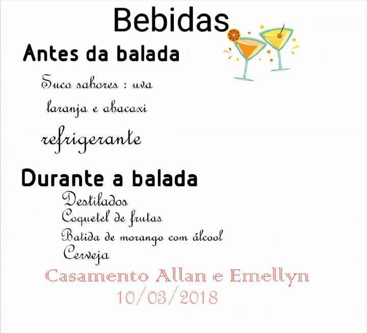  Cardápio pronto - 2