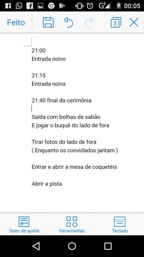  Organização da cerimônia - 1