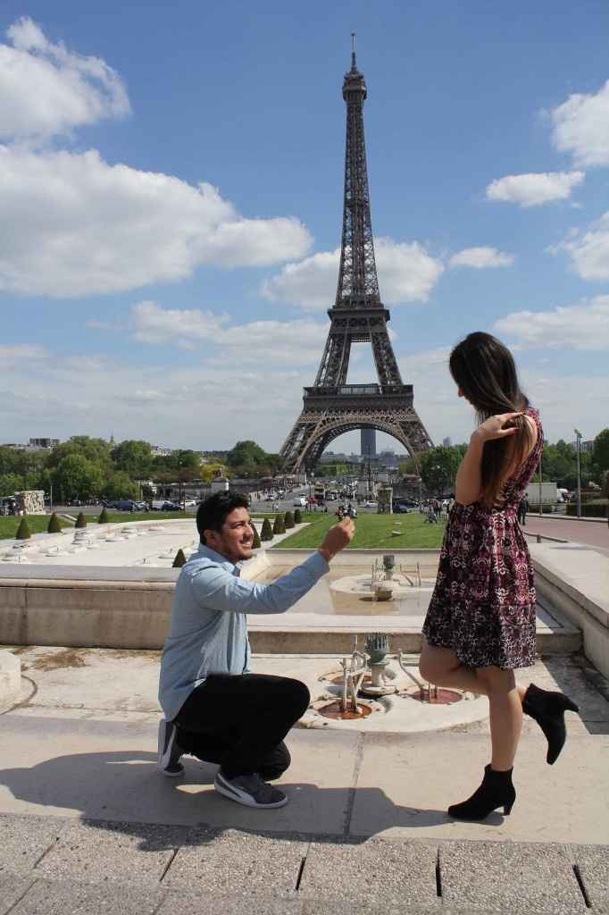 Me pedindo em casamento de novo rs
