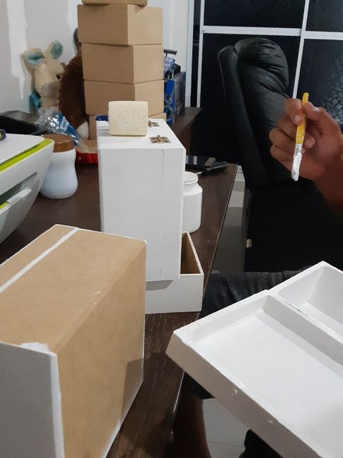 Preparativos das caixinhas dos padrinhos com o mozão ♥️ - 2