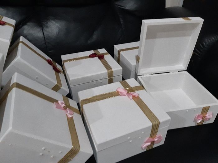 Preparativos das caixinhas dos padrinhos com o mozão ♥️ - 4