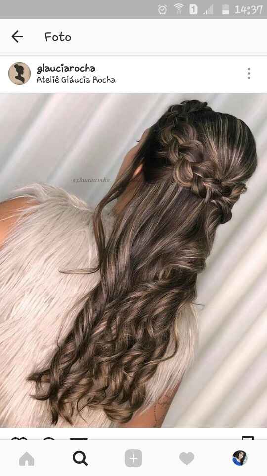 Qual será o tipo do penteado? - 1