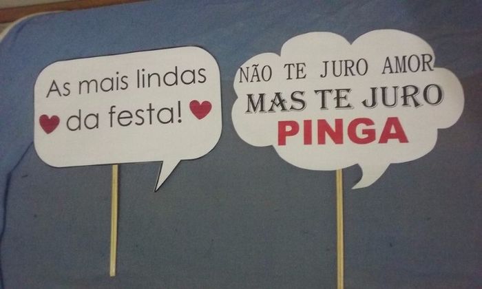 Nossas plaquinhas!!!