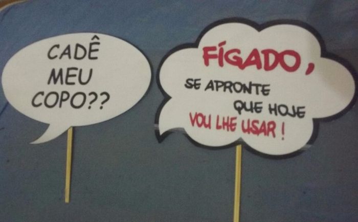 Nossas plaquinhas!!!