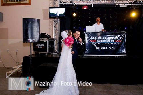 Meu amor adora falar no microfone, já eu super tímida não consegui falar nada rsrs