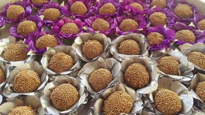 Brigadeiro com esse granulado ficou muito lindo!!