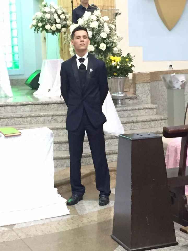 Meu noivo me esperando no altar ❤