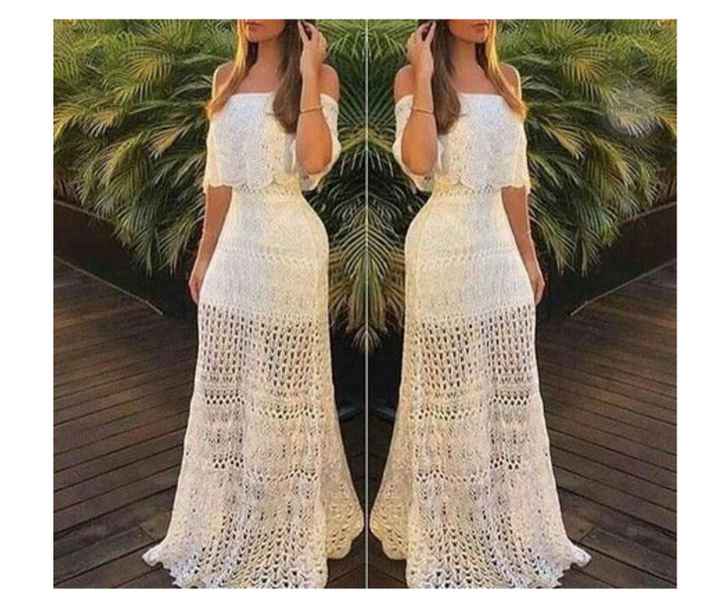 Vestido branco ciganinha!